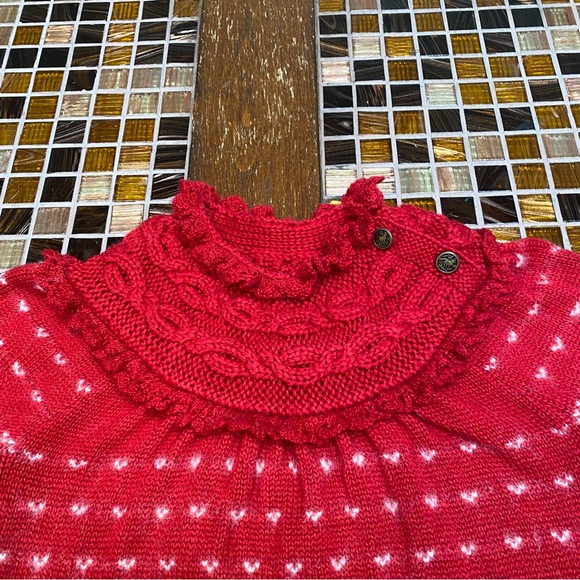 Ralph Lauren Reindeer Cable Sweater Dress - Picture 2 of 8